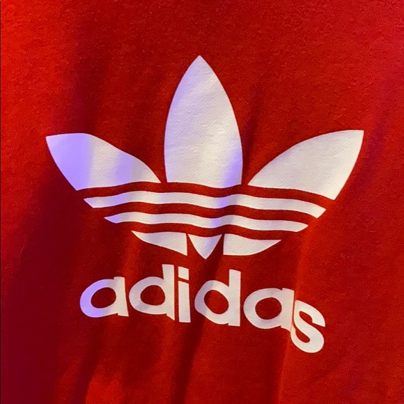 Red adidas sweatshirt - Picture 2 of 4
